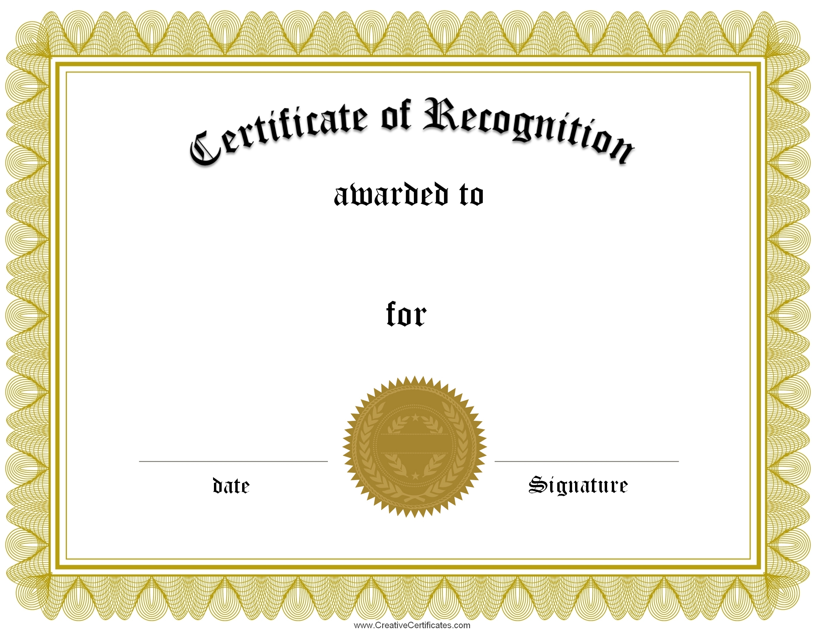 AFS Award Certificates